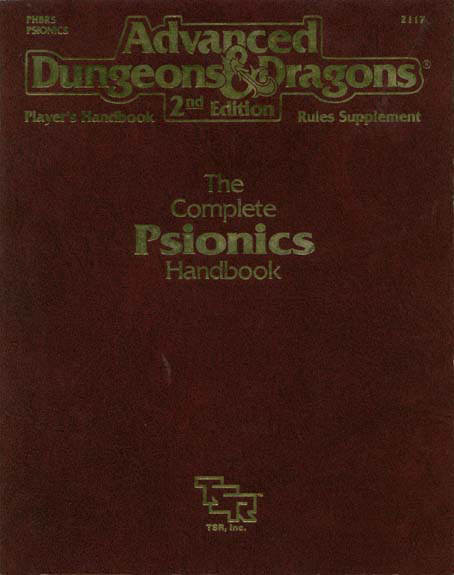 PHBR5 The Complete Psionics HandbookCover art